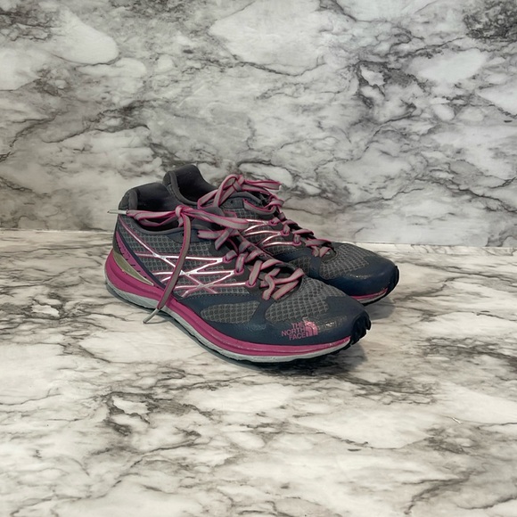 The North Face Ultra Cardiac Grays and pink Women's Trail Running Shoes US 8 - Picture 6 of 15